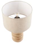 Miniatyrbilde 5 av 10: Bordlampe Lysebrun Beige Mangotre Lin Bomull 41 cm 1 lyskilde Moderne design Belysning Dekor