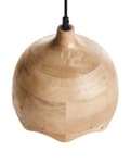 Miniatyrbilde 7 av 11: Pendellampe Lysebrun Mangotre Rund lampeskjerm ø 24 cm Moderne design Belysning Dekor Hengelampe