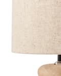 Miniatyrbilde 6 av 10: Bordlampe Lysebrun Beige Mangotre Lin Bomull 30 cm 1 lyskilde Moderne design Belysning Dekor
