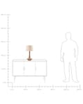 Miniatyrbilde 10 av 10: Bordlampe Mørkebrun Beige Mangotre Lin Bomull 54 cm 1 lyskilde Håndlaget Moderne design Belysning Dekor
