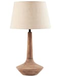 Miniatyrbilde 1 av 10: Bordlampe Mørkebrun Beige Mangotre Lin Bomull 54 cm 1 lyskilde Håndlaget Moderne design Belysning Dekor