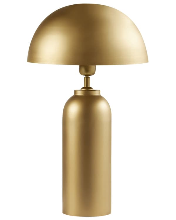 Bordlampe Messing Jern Metallfot 55 cm Enkelt Lys Moderne Design Boligtilbehør Stue