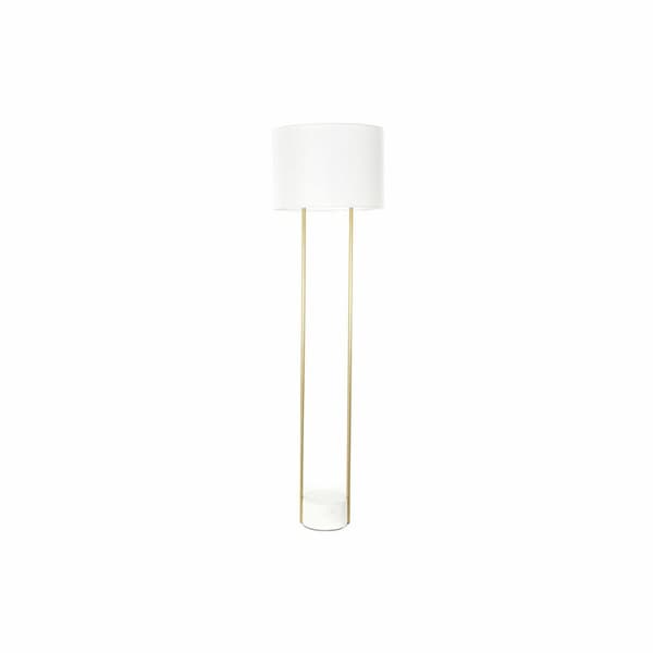 Golvlampa DKD Home Decor Vit Gyllene Metall Marmor 50 W 220 V 48 x 48 x 170 cm