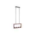 Miniatyrbild 5 av 5: Taklampa DKD Home Decor Brun Aluminium Glas (52 x 6 x 26 cm)
