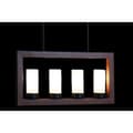 Miniatyrbild 2 av 5: Taklampa DKD Home Decor Brun Aluminium Glas (52 x 6 x 26 cm)
