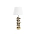 Miniatyrbild 1 av 4: Bordslampa DKD Home Decor Gyllene Vit Kolonial 220 V 50 W Apa (30 x 30 x 61 cm)