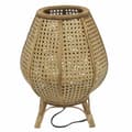 Miniatyrbild 1 av 6: Bordslampa DKD Home Decor Brun Rattan 50 W (29 x 29 x 40 cm)