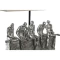 Miniatyrbild 2 av 5: Bordslampa DKD Home Decor 36 x 21,5 x 43 cm Silvrig Beige Metall Harts 220 V 50 W