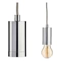 Miniatyrbild 3 av 4: Taklampa 220-250 V 60 W Silvrig Metall (6 antal)