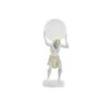 Miniatyrbild 1 av 5: Bordslampa Home ESPRIT Vit Gyllene Harts Plast 220 V 18 x 17 x 44 cm
