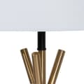 Miniatyrbild 3 av 8: Bordslampa Vit Svart Gyllene Järn 40 W 33 x 33 x 63,5 cm
