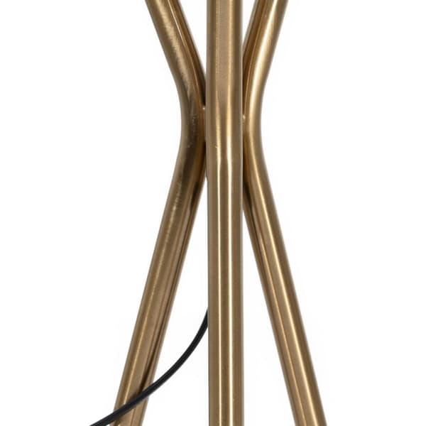Bordslampa Vit Svart Gyllene Järn 40 W 33 x 33 x 63,5 cm