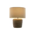Miniatyrbild 4 av 4: Bordslampa Home ESPRIT Vit Brun 50 W 220 V 38 x 38 x 47 cm