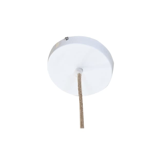 Taklampa Home ESPRIT Dvobarvna Jute Snöre Järn 25 W 50 x 50 x 54 cm
