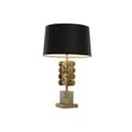 Miniatyrbild 2 av 7: Bordslampa Home ESPRIT Svart Gyllene 50 W 220 V
