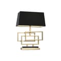 Miniatyrbild 2 av 6: Bordslampa Home ESPRIT Svart Gyllene 50 W 220 V
