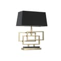 Miniatyrbild 1 av 6: Bordslampa Home ESPRIT Svart Gyllene 50 W 220 V