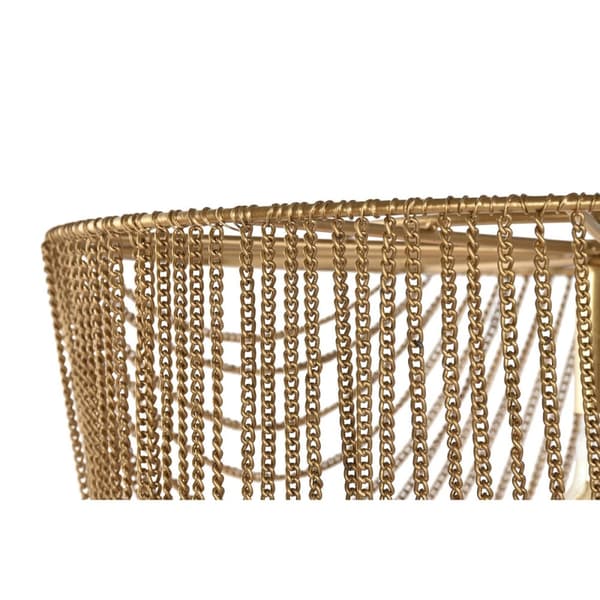 Taklampa Home ESPRIT Gyllene Järn 46 x 46 x 69 cm