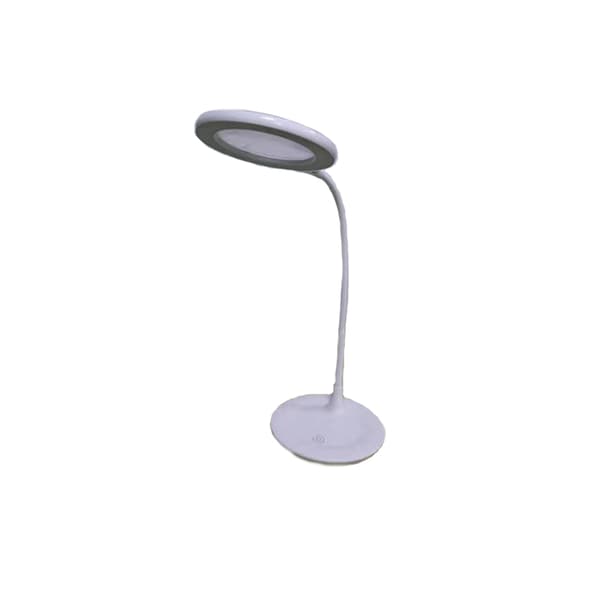 INF Vit Bokklämma Lampa: LED Läslampa med Förstoringsglas Vit