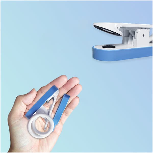 INF Svart Boklampe - LED Clip-on Leselampe for Studenter Hvit