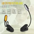 Miniatyrbild 2 av 5: INF Svart Boklampa - LED Clip-on Läslampa för Studenter Svart