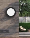 Pikkukuva 4 / 5: Philips Villa Courtyard Wall Lamp Ovi Seinävalaisimen molemmilla puolilla Makuuhuoneen yöpöytävalaisin Pestävä seinävalaisin
