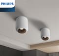 Pikkukuva 2 / 5: Philips COB Pinta-asennettava kohdevalo Pyöreä LED Häikäisemätön ulkoinen ilman päävaloa Koti Olohuone Käytävä Minimalistinen alasvalo 8W4000K