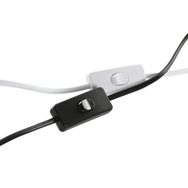 Bordslampa Home ESPRIT Gul Vit Svart 25 W 220 V (2 antal)