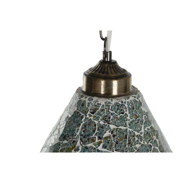 Loftslampe Home ESPRIT Grøn Himmelblå Metal Krystal 25 W 23 x 23 x 66 cm (2 enheder)