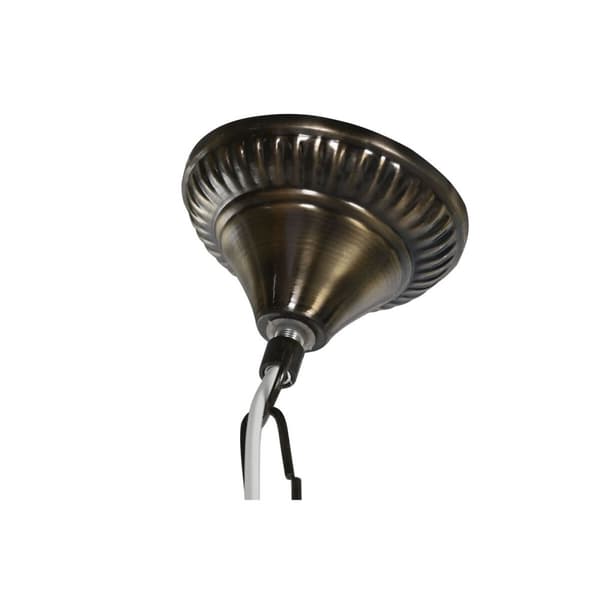 Loftslampe Home ESPRIT Grøn Himmelblå Metal Krystal 25 W 23 x 23 x 66 cm (2 enheder)