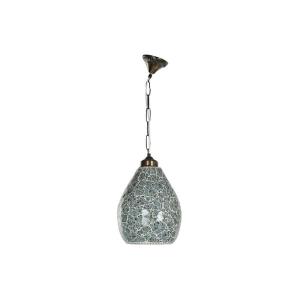 Loftslampe Home ESPRIT Grøn Himmelblå Metal Krystal 25 W 23 x 23 x 66 cm (2 enheder)