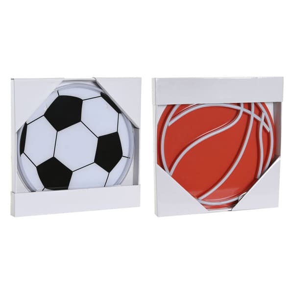 Lysdekoration Home ESPRIT Akryl Urban 31 X 1,5 X 31 CM (2 enheder)