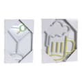 Miniatyrbild 5 av 6: Belysning dekoration Home ESPRIT Akryl Urban 21 X 1,5 X 30 CM (2 antal)