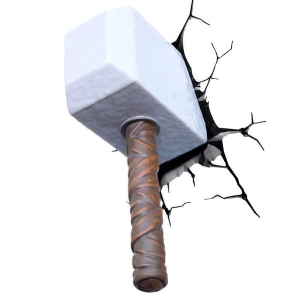 3D LJUS - THOR HAMMAR LAMPA
