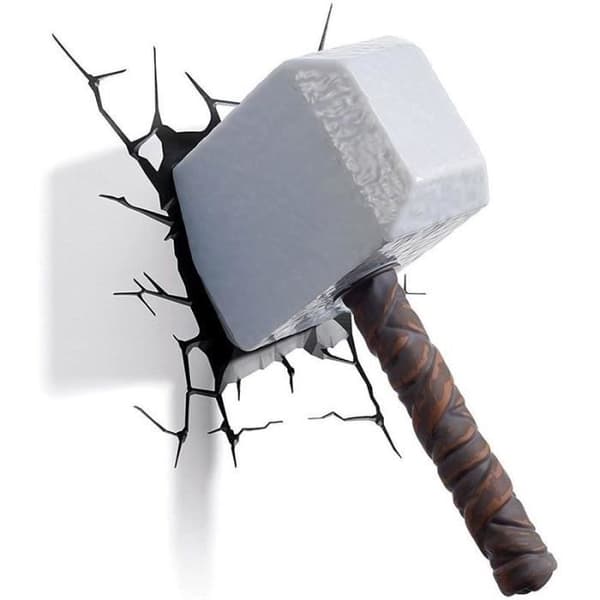 3D LJUS - THOR HAMMAR LAMPA
