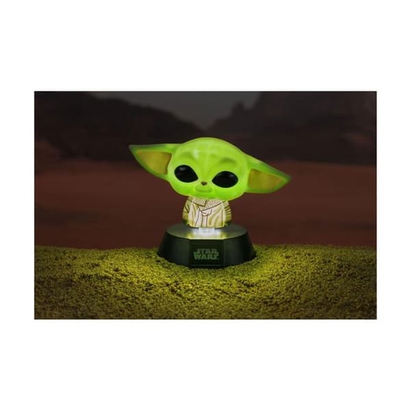 Sänglampa - STAR WARS - The Mandalorian - The Child (Baby Yoda) - Flerfärgad - 80 glödlampor - Inomhus