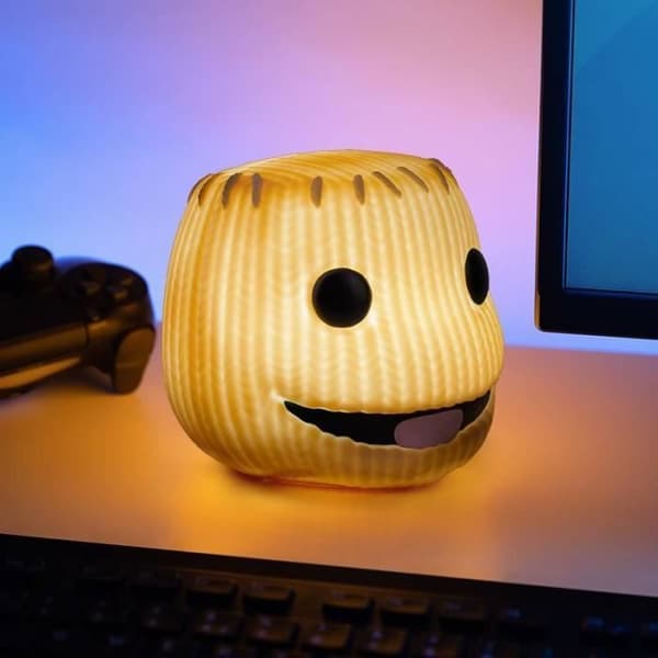 Sackboy lampa med ljud