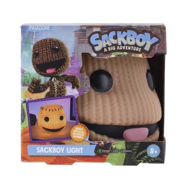 Sackboy lampa med ljud