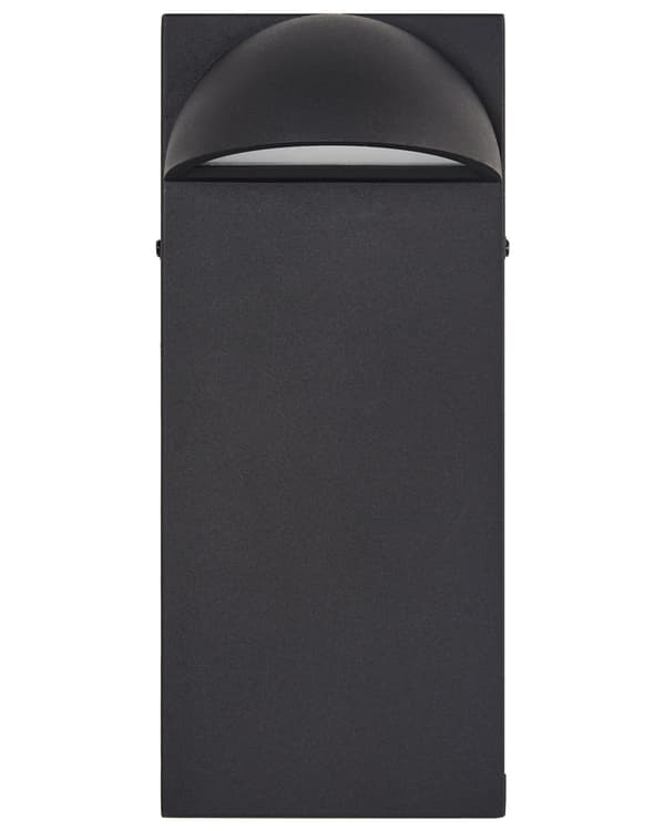 Utendørs LED-vegglampe Svart Metall Jern Glass Matte Moderne Design Terrasse Hage