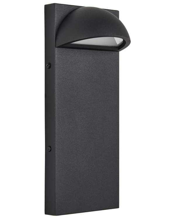 Utendørs LED-vegglampe Svart Metall Jern Glass Matte Moderne Design Terrasse Hage