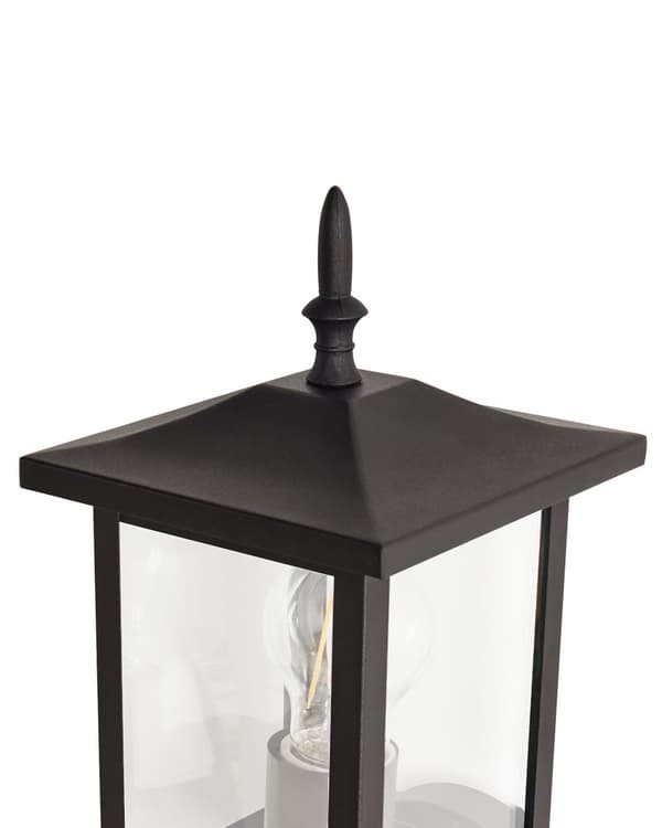 Utendørs Vegglampe Svart Lampe Metall Jern Glass Matte Moderne Design Terrasse Hage
