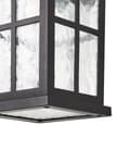 Miniatyrbilde 7 av 8: Utendørs Vegglampe Svart Lampe Metall Aluminium Glass Matte med Bevegelsessensor Moderne Design Terrasse Hage