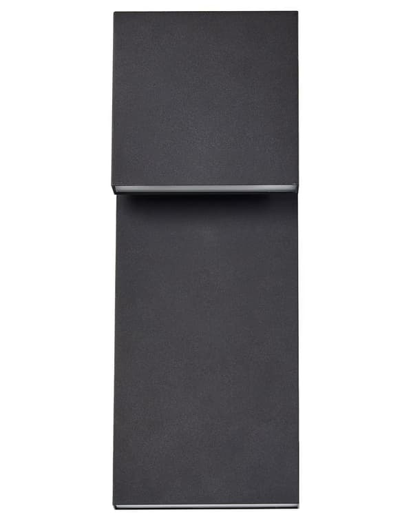 Utendørs LED-vegglampe Svart Lampe Metall Jern Glass Matte Moderne Design Terrasse Hage