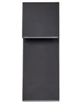 Miniatyrbilde 5 av 8: Utendørs LED-vegglampe Svart Lampe Metall Jern Glass Matte Moderne Design Terrasse Hage