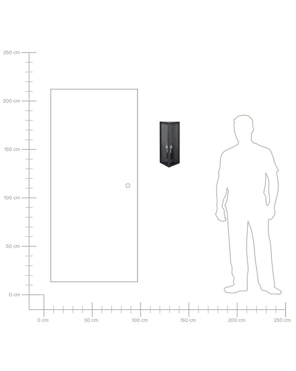 Utendørs LED-vegglampe Svart Lampe Metall Jern Glass Matte Moderne Design Terrasse Hage