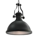 Miniatyrbild 1 av 2: Taklampa svart rund E27