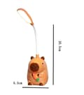 Pikkukuva 3 / 5: Capybara-pöytävalaisin Kannettava pöytävalaisin hihnalla, kannettava ulkovalaisin