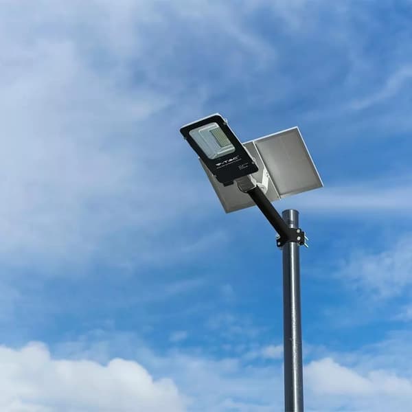 Solcellsgatubelysning V-TAC 50W LED IP65 VT-ST200 6000K 4000lm