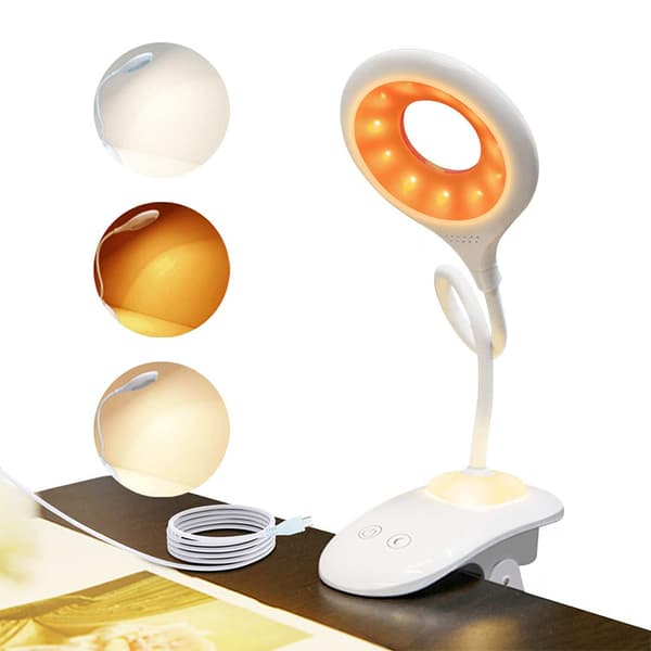 INF Boklampe med dobbel fargetemperatur - Perfekt for lesing