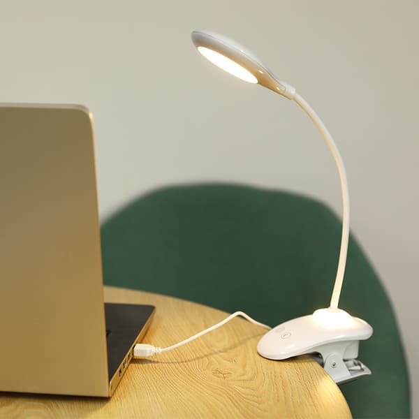 INF Enfärgad Temperatur Bokklämma Lampa - Vit